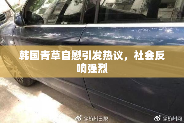 韩国青草自慰引发热议，社会反响强烈