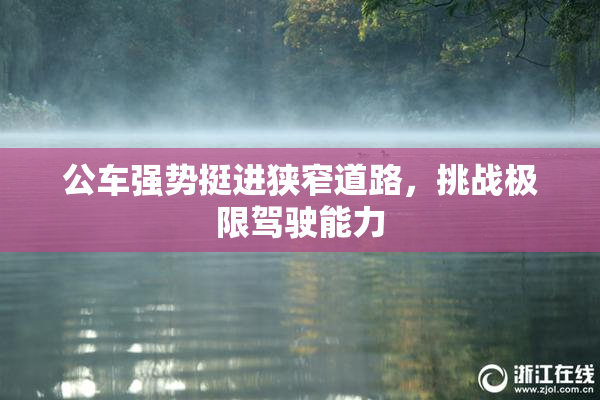 公车强势挺进狭窄道路，挑战极限驾驶能力
