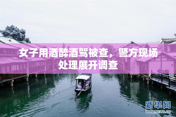 女子用酒醉酒驾被查，警方现场处理展开调查