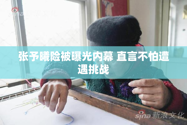 张予曦险被曝光内幕 直言不怕遭遇挑战