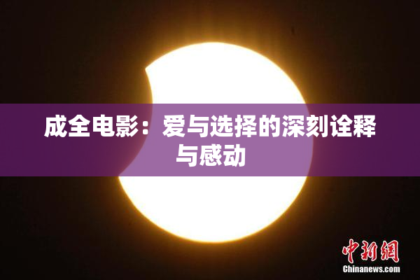 成全电影：爱与选择的深刻诠释与感动
