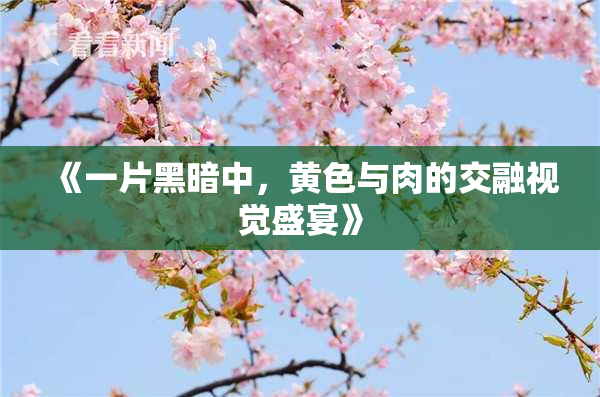 《一片黑暗中，黄色与肉的交融视觉盛宴》