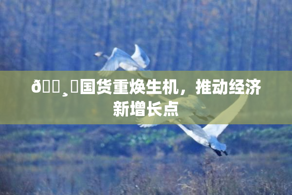 🌸‌国货重焕生机，推动经济新增长点