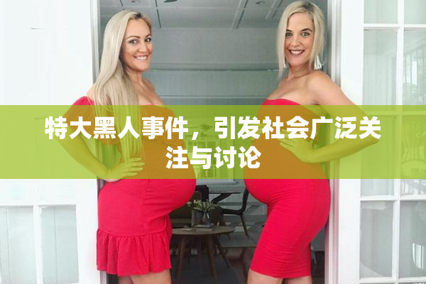 特大黑人事件，引发社会广泛关注与讨论
