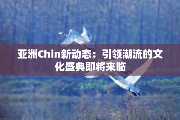 亚洲Chin新动态：引领潮流的文化盛典即将来临