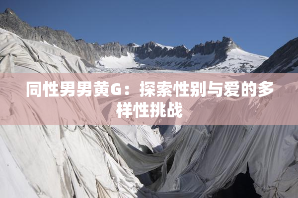 同性男男黄G：探索性别与爱的多样性挑战