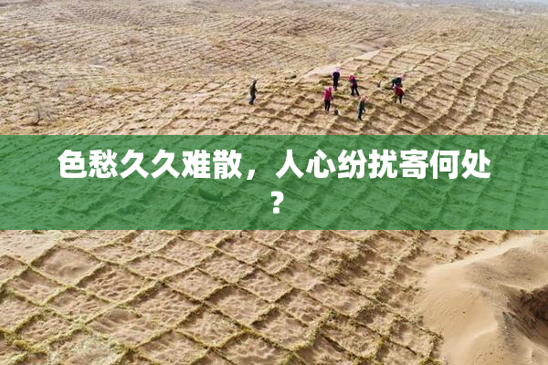 色愁久久难散，人心纷扰寄何处？