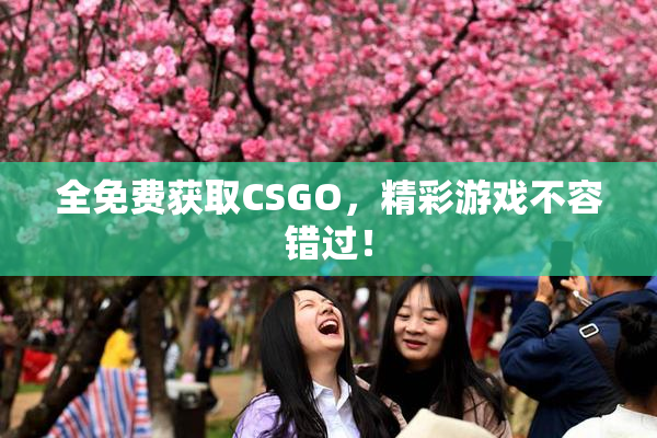 全免费获取CSGO，精彩游戏不容错过！