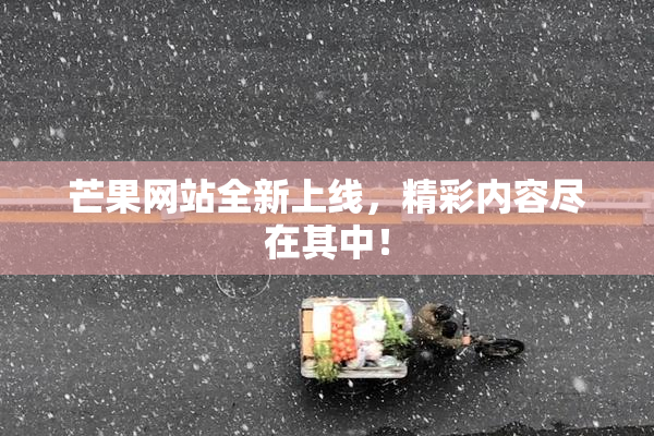 芒果网站全新上线，精彩内容尽在其中！