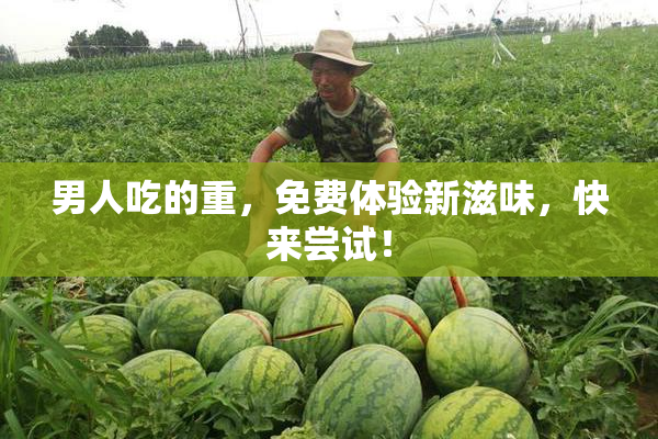 男人吃的重，免费体验新滋味，快来尝试！