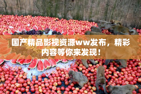 国产精品影视资源ww发布，精彩内容等你来发现！