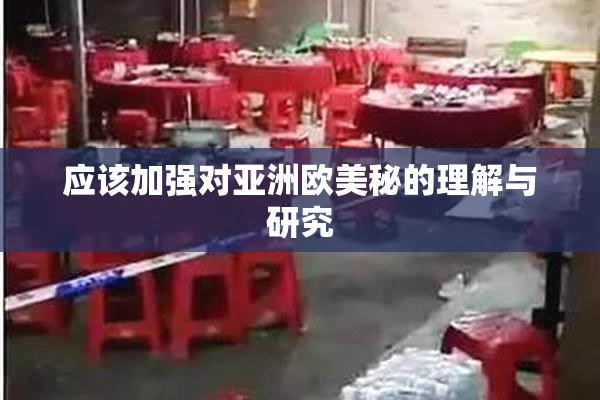 应该加强对亚洲欧美秘的理解与研究