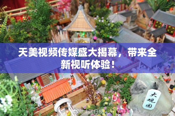 天美视频传媒盛大揭幕，带来全新视听体验！