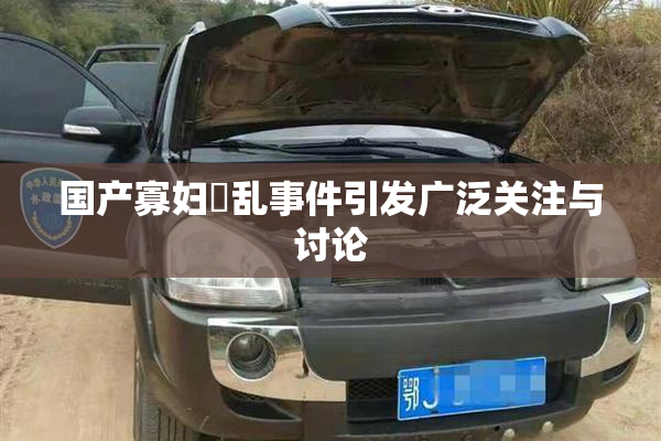 国产寡妇婬乱事件引发广泛关注与讨论