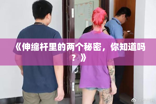 《伸缩杆里的两个秘密，你知道吗？》
