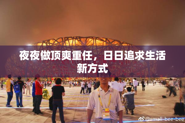 夜夜做顶爽重任，日日追求生活新方式