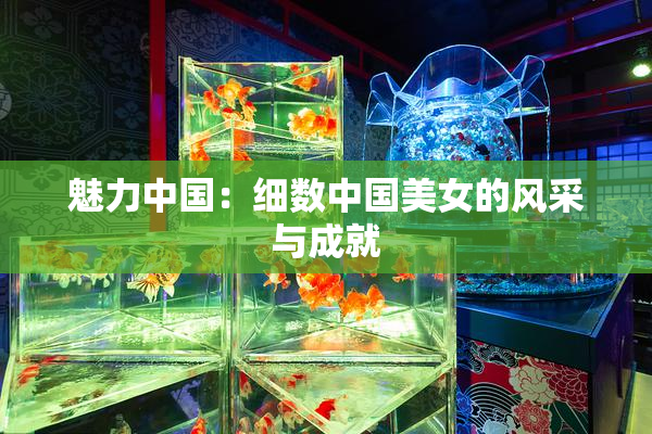 魅力中国：细数中国美女的风采与成就