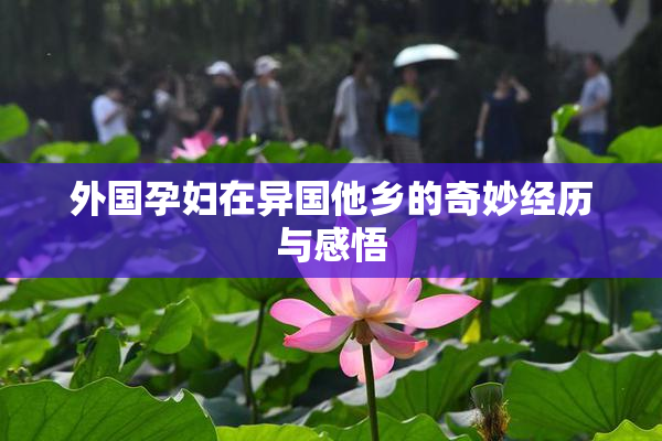 外国孕妇在异国他乡的奇妙经历与感悟