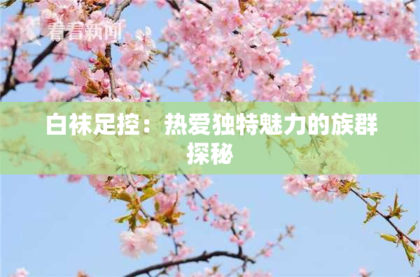 白袜足控：热爱独特魅力的族群探秘