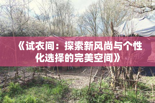 《试衣间：探索新风尚与个性化选择的完美空间》