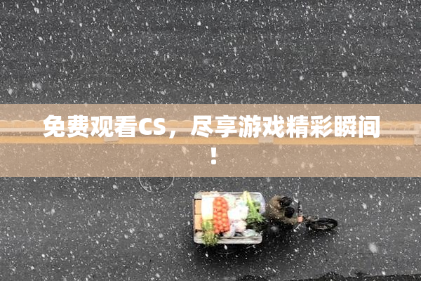 免费观看CS，尽享游戏精彩瞬间！