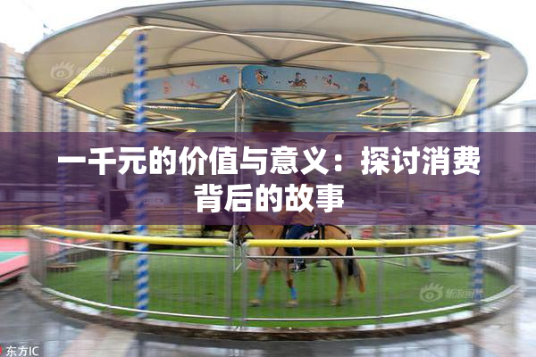 一千元的价值与意义：探讨消费背后的故事