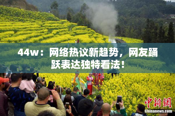 44w：网络热议新趋势，网友踊跃表达独特看法！