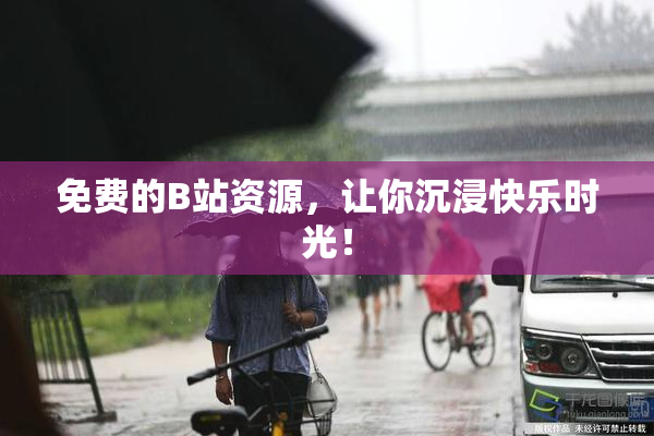 免费的B站资源，让你沉浸快乐时光！