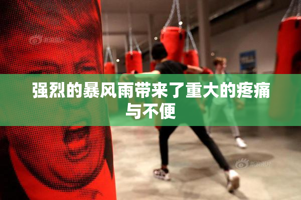 强烈的暴风雨带来了重大的疼痛与不便