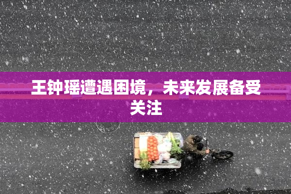 王钟瑶遭遇困境，未来发展备受关注