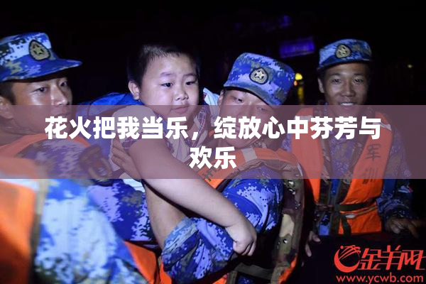 花火把我当乐，绽放心中芬芳与欢乐