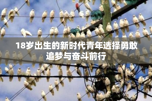 18岁出生的新时代青年选择勇敢追梦与奋斗前行