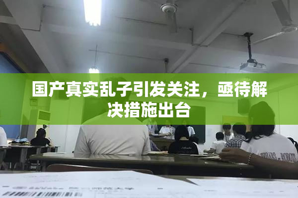 国产真实乱子引发关注，亟待解决措施出台
