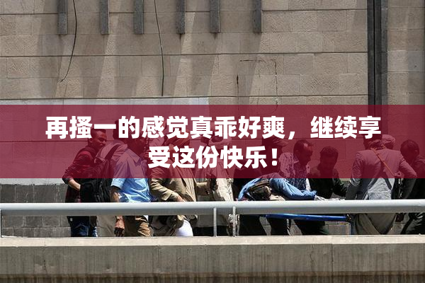 再搔一的感觉真乖好爽，继续享受这份快乐！