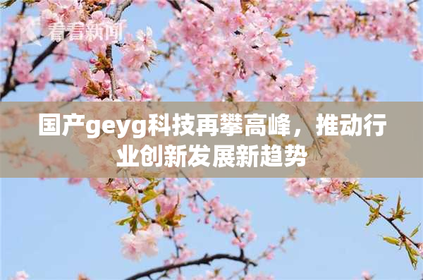 国产geyg科技再攀高峰，推动行业创新发展新趋势