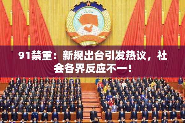 91禁重：新规出台引发热议，社会各界反应不一！