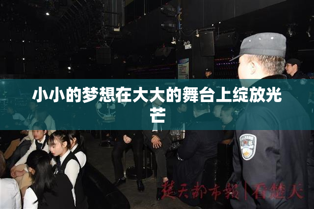 小小的梦想在大大的舞台上绽放光芒