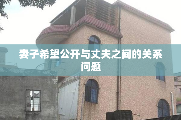 妻子希望公开与丈夫之间的关系问题