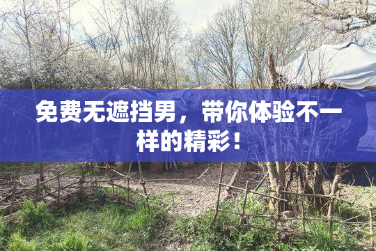 免费无遮挡男，带你体验不一样的精彩！