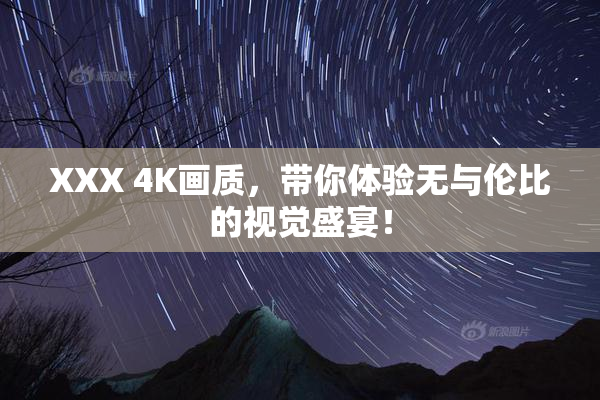 XXX 4K画质，带你体验无与伦比的视觉盛宴！