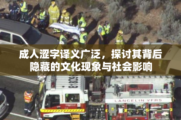 成人涩字译义广泛，探讨其背后隐藏的文化现象与社会影响