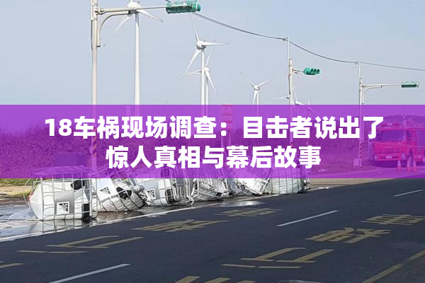 18车祸现场调查：目击者说出了惊人真相与幕后故事
