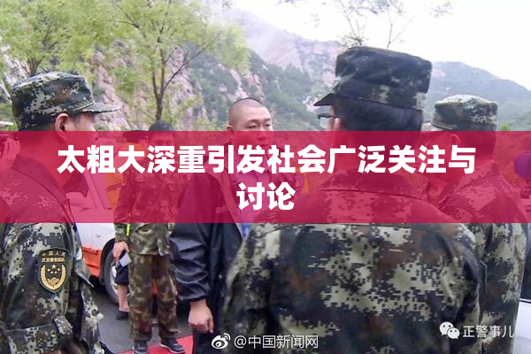 太粗大深重引发社会广泛关注与讨论
