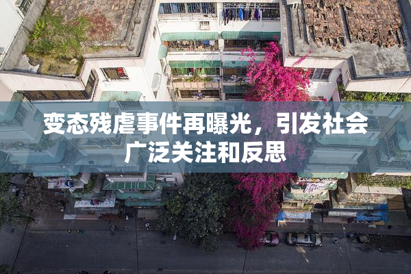 变态残虐事件再曝光，引发社会广泛关注和反思