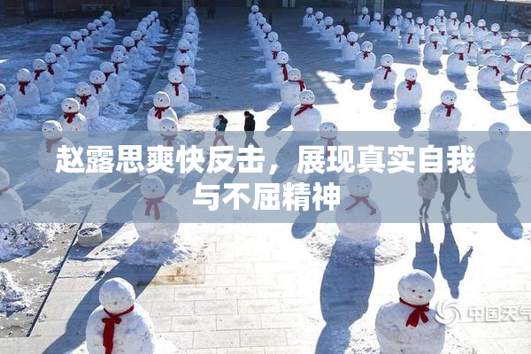 赵露思爽快反击，展现真实自我与不屈精神