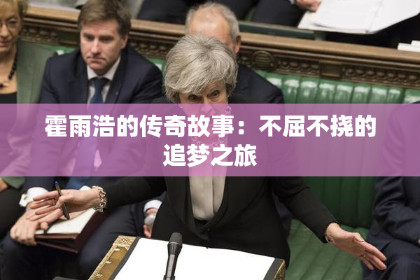霍雨浩的传奇故事：不屈不挠的追梦之旅