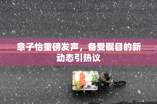 章子怡重磅发声，备受瞩目的新动态引热议