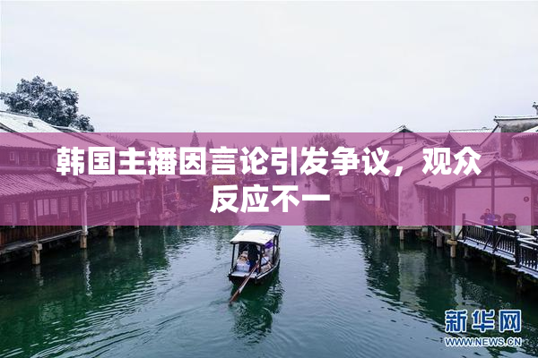 韩国主播因言论引发争议，观众反应不一