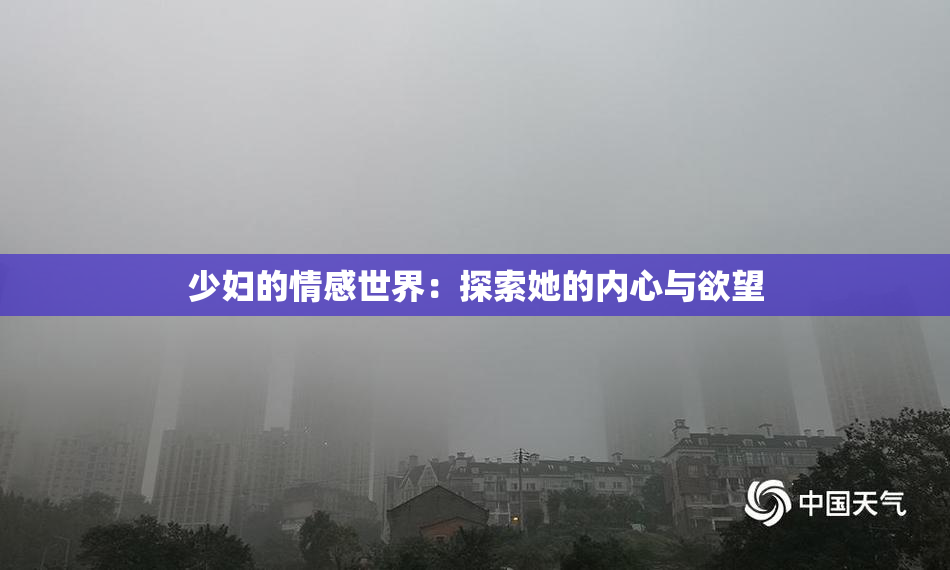 少妇的情感世界：探索她的内心与欲望