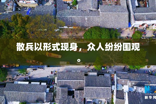 散兵以形式现身，众人纷纷围观。